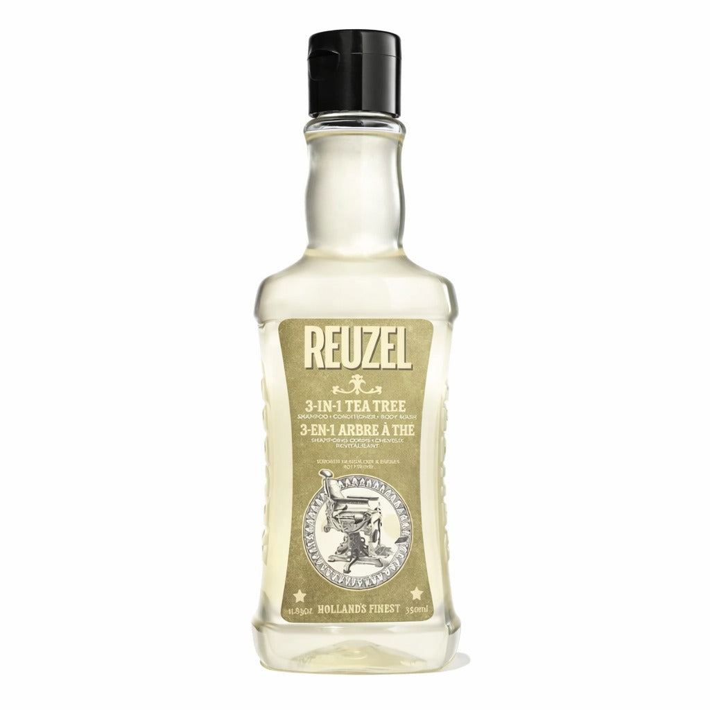 Reuzel 3 en 1 Shampoo Acondicionador Jabon Liquido 350ml