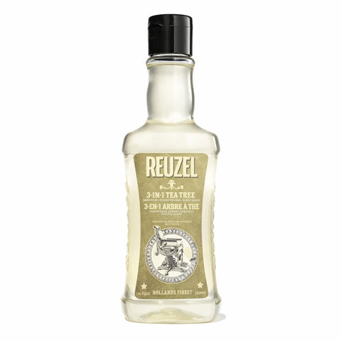 Reuzel 3 en 1 Shampoo Acondicionador Jabon Liquido 350ml