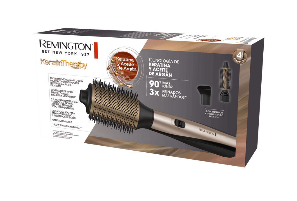 Remington Multiestilizador Cepillo Keratin Therapy