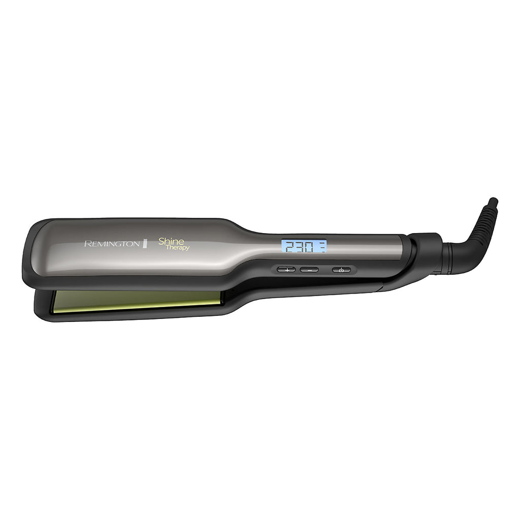 Remington Plancha Ancha Shine Therapy Aguacate