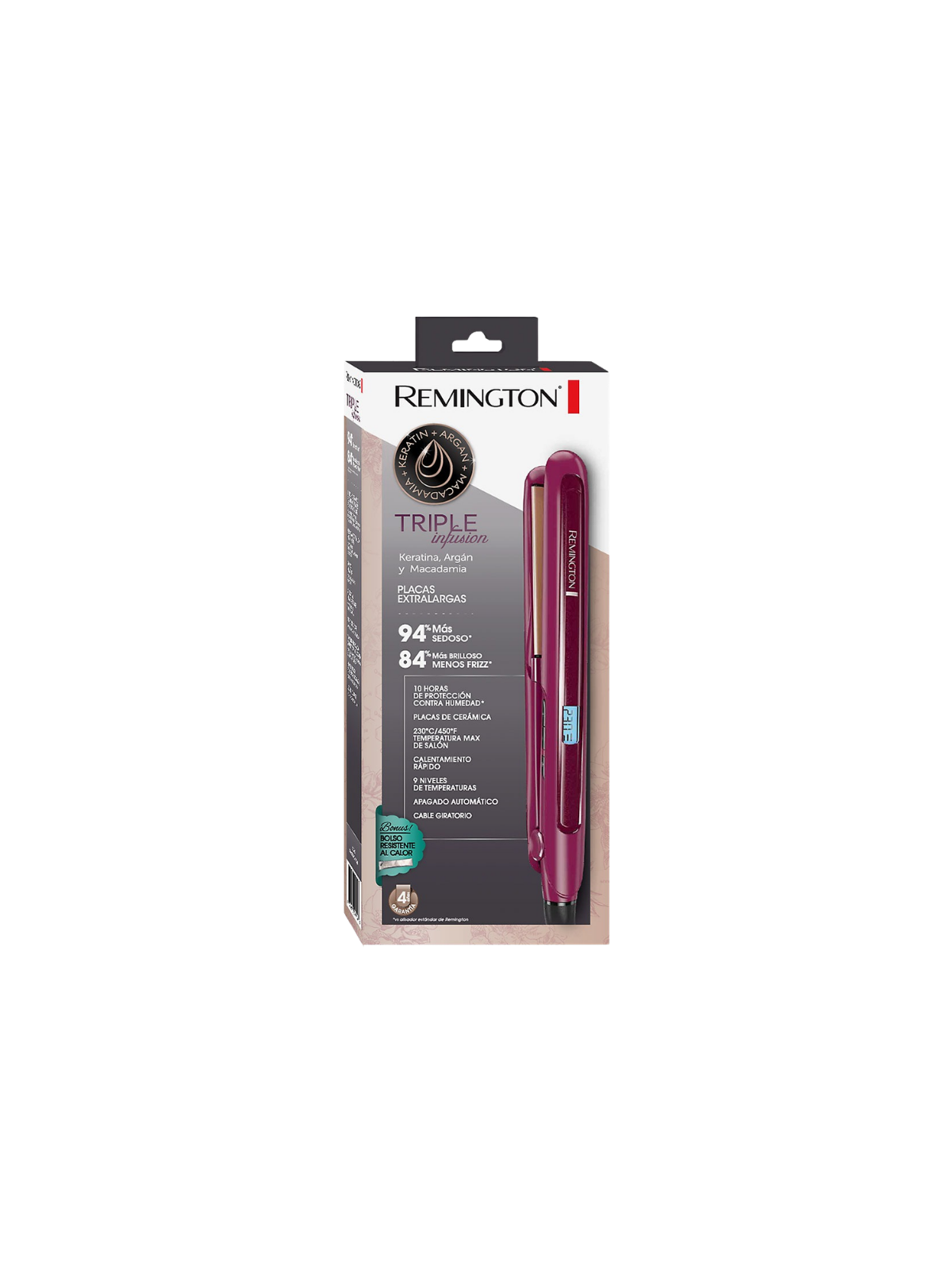 Remington Plancha Triple Infusion