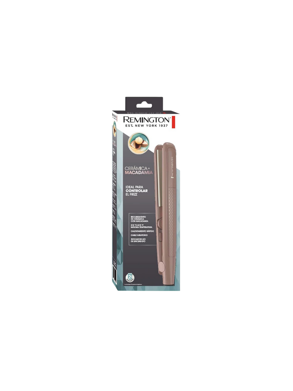 Remington Plancha Ceramica + Macadamia