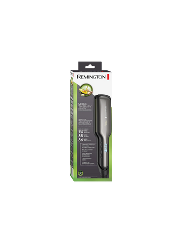 Remington Plancha Ancha Shine Therapy Aguacate