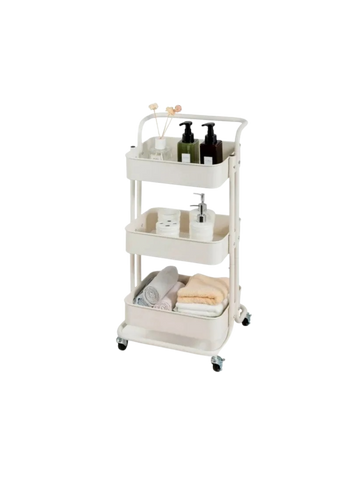 Carrito Organizador 3 Niveles Blanco