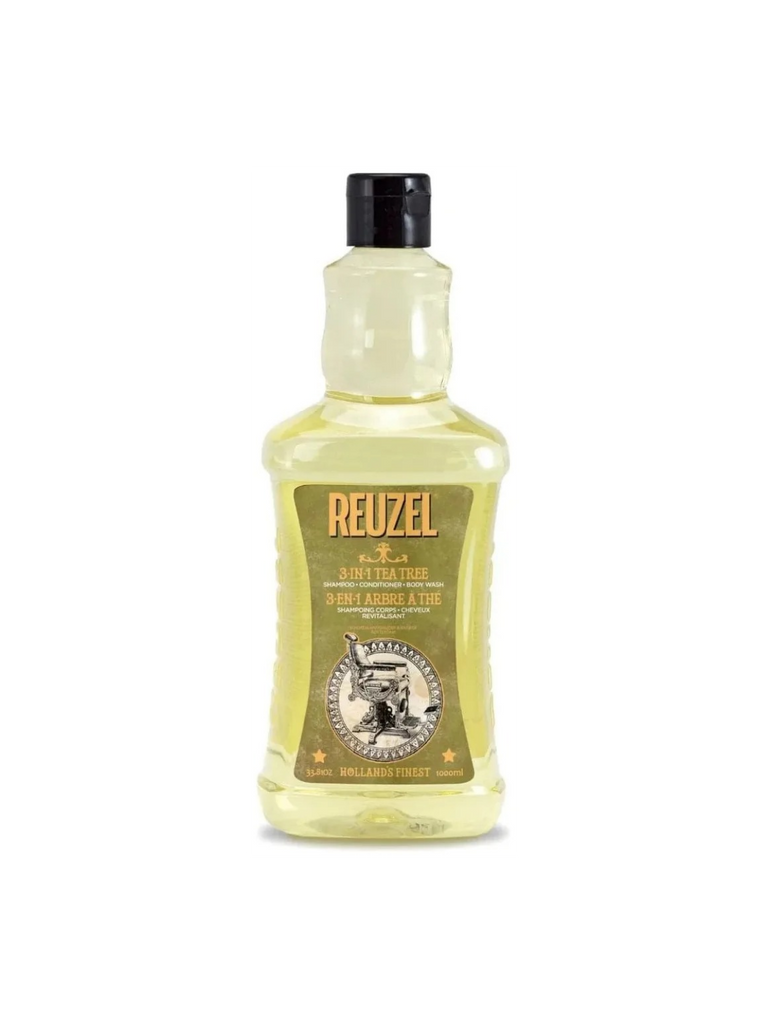 Reuzel 3 en 1 Shampoo Acondicionador Jabon Liquido 1.000ml
