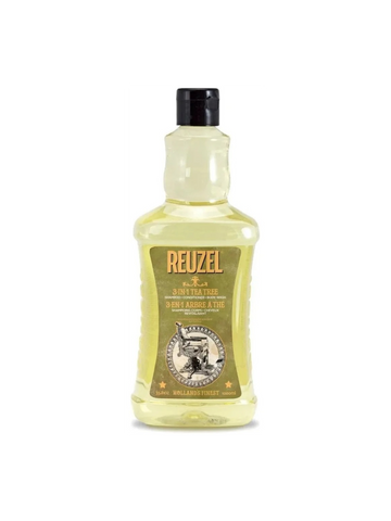 Reuzel 3 en 1 Shampoo Acondicionador Jabon Liquido 1.000ml