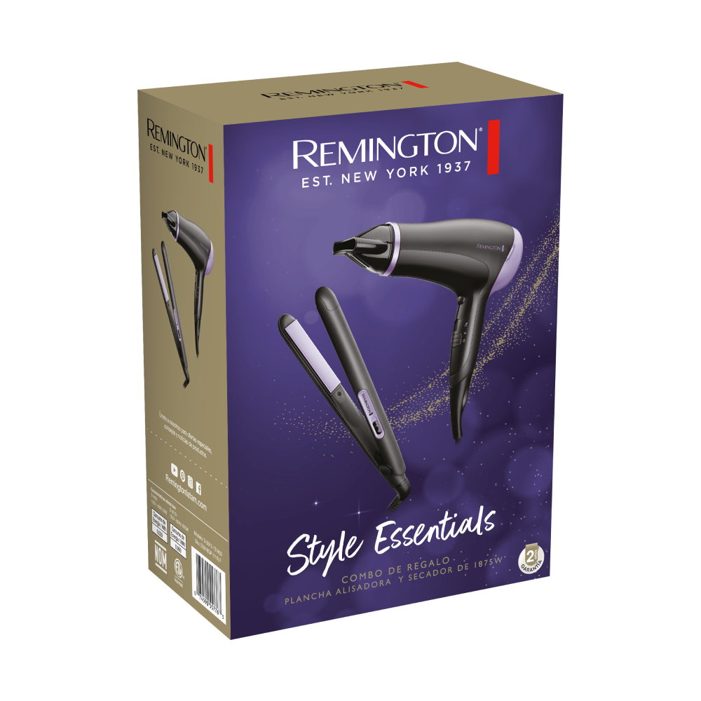 Remington Combo Secador Mas Plancha Style Essentials