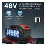 Hidrolavadora Inalámbrica Portátil 48V con 2 Baterías y Maletín